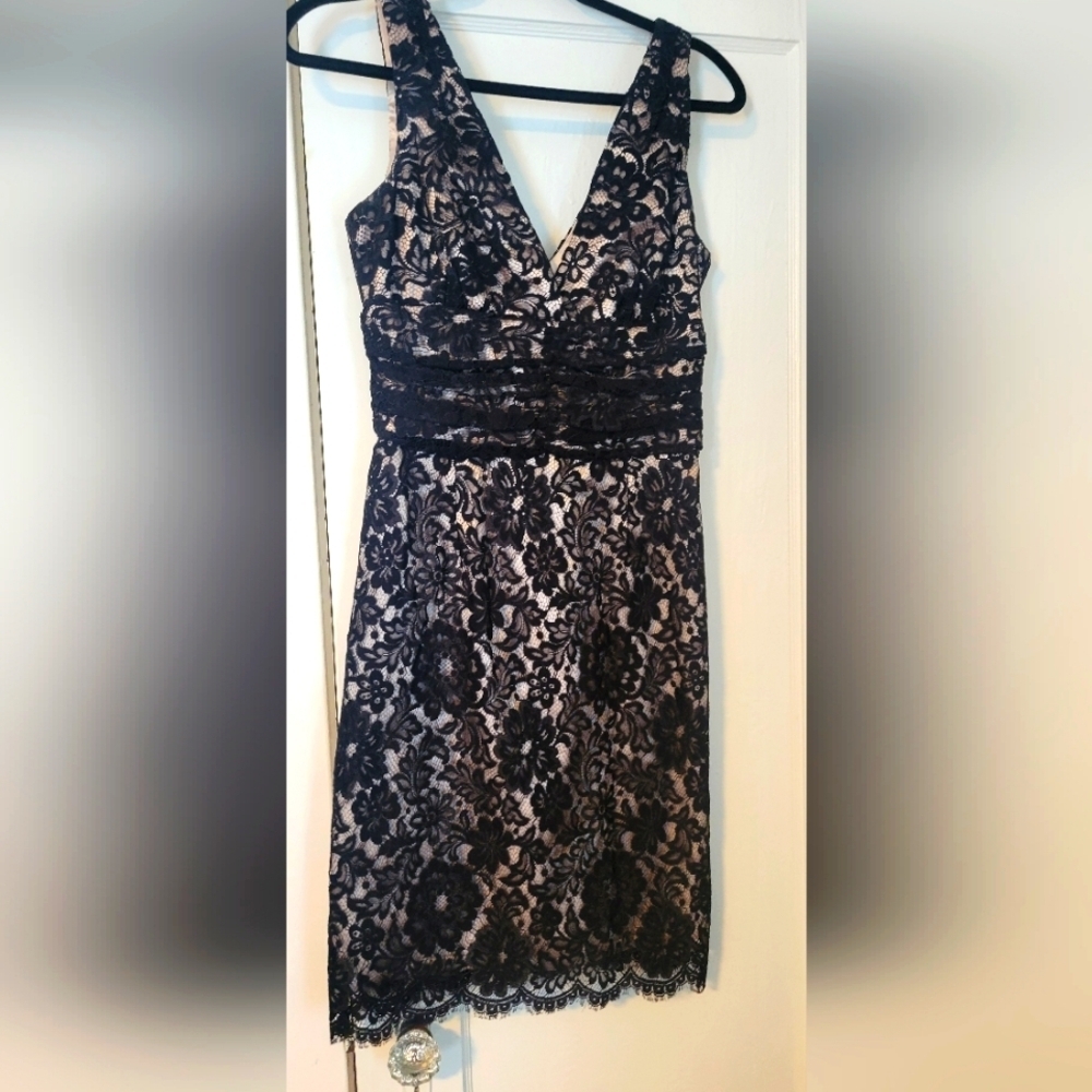 Black Lace Cocktail Dress